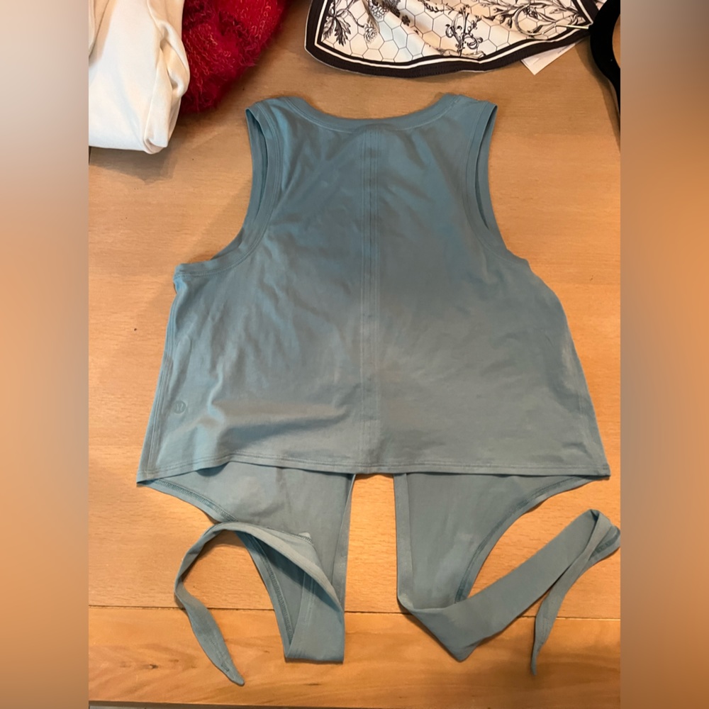 lululemon athletica Blue Tank Top